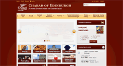 Desktop Screenshot of chabadofedinburgh.com